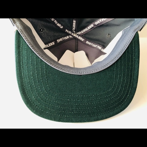 Yeti Coolers Authentic Blue Gray Logo SnapBack Hat - Picture 7 of 8
